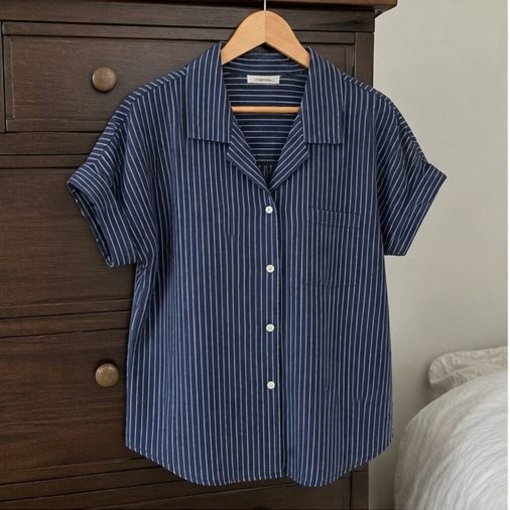White Ruffle Blouse